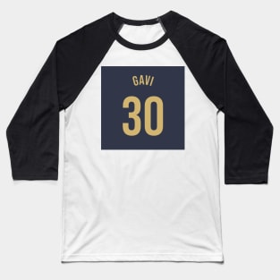 Gavi 30 Home Kit - 22/23 Season Baseball T-Shirt